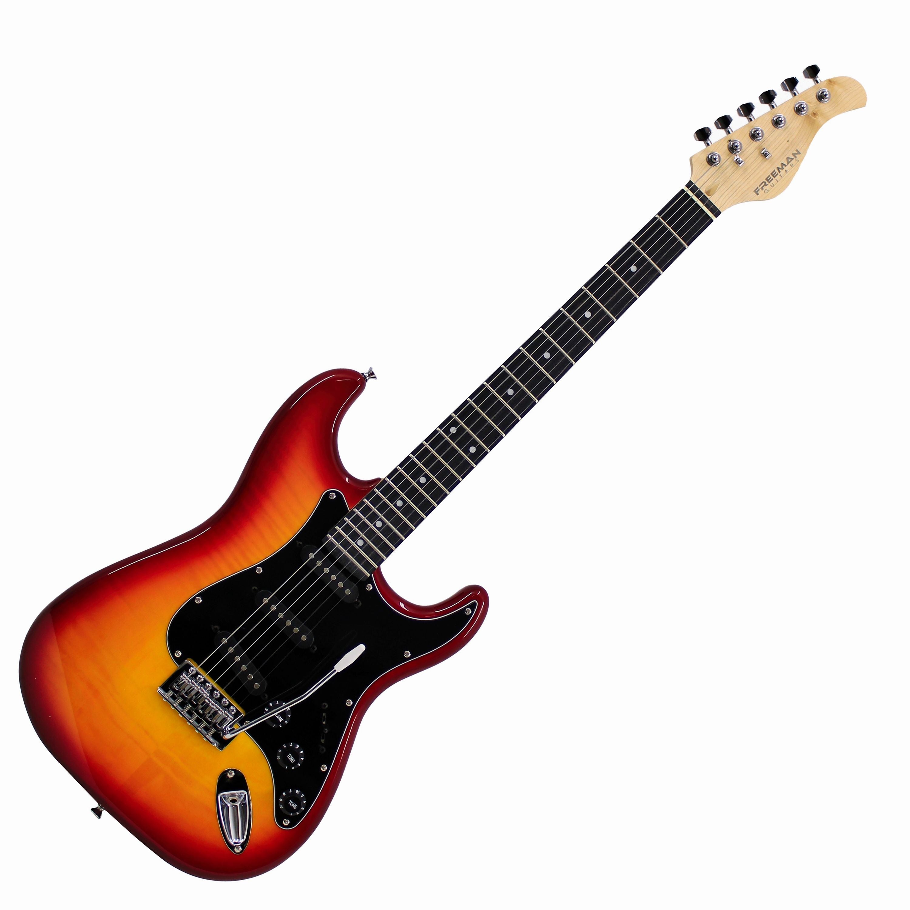 Guitarra eléctrica Stratocaster Freeman SST-412 FMT 2TS