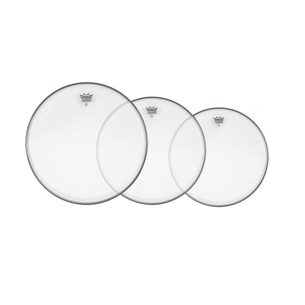 Set de parches Remo 10, 12, 14" Ambassador Clear PP-1182-BA