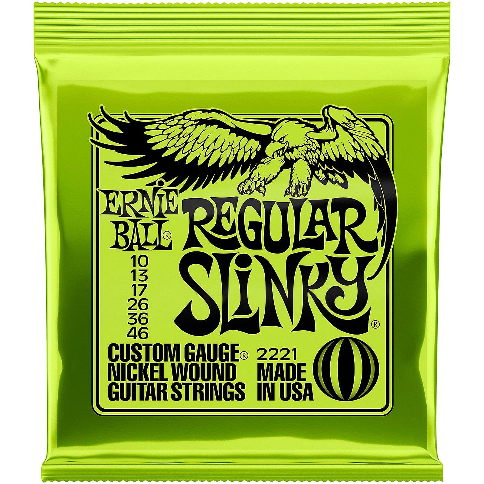 Set Cuerdas guitarra eléctrica 010 Ernie Ball 2221 Regular