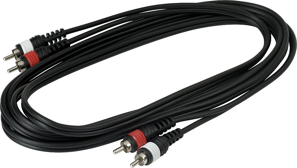 Cable de patch Rockbag RCL20944D4 3 metros RCA x2 - RCA x2
