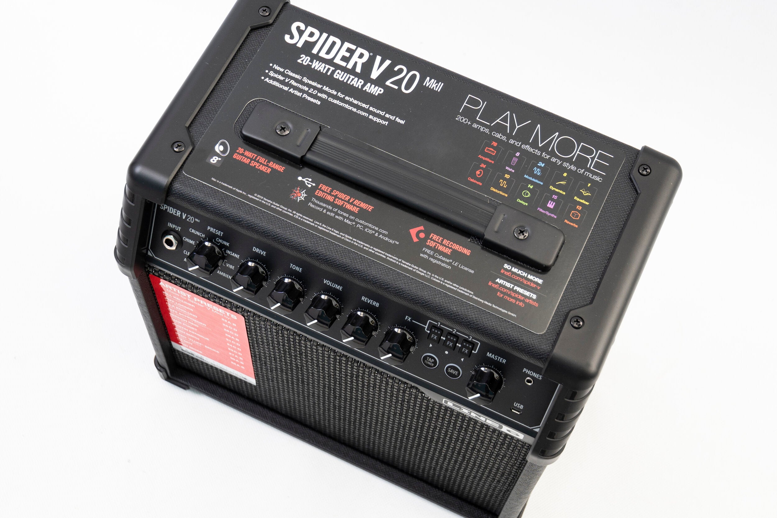 Amplificador de guitarra electrica Line 6 Spider V20 MKII