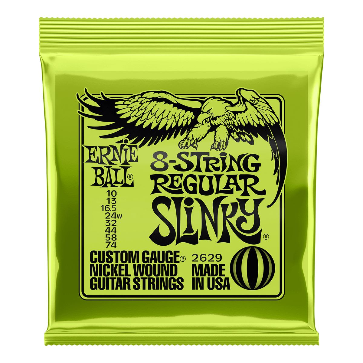 Set guitarra eléctrica 8 Cuerdas Ernie Ball R Slk Wound 2629