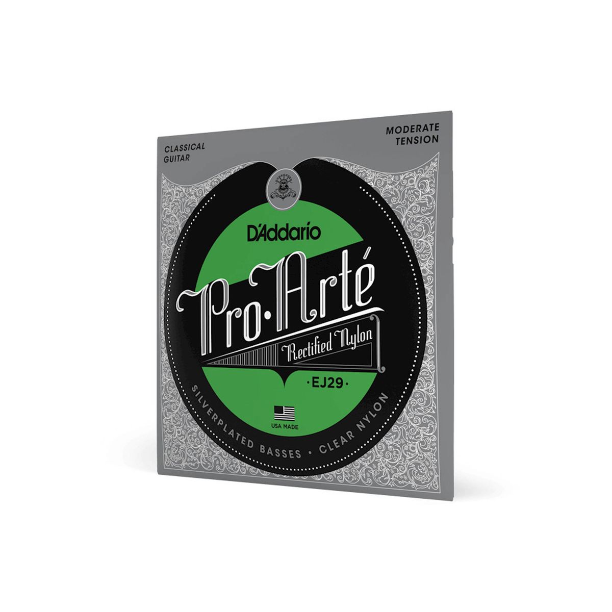 Set cuerdas Nylon para Clásica D'addario EJ29 Tens Moderada