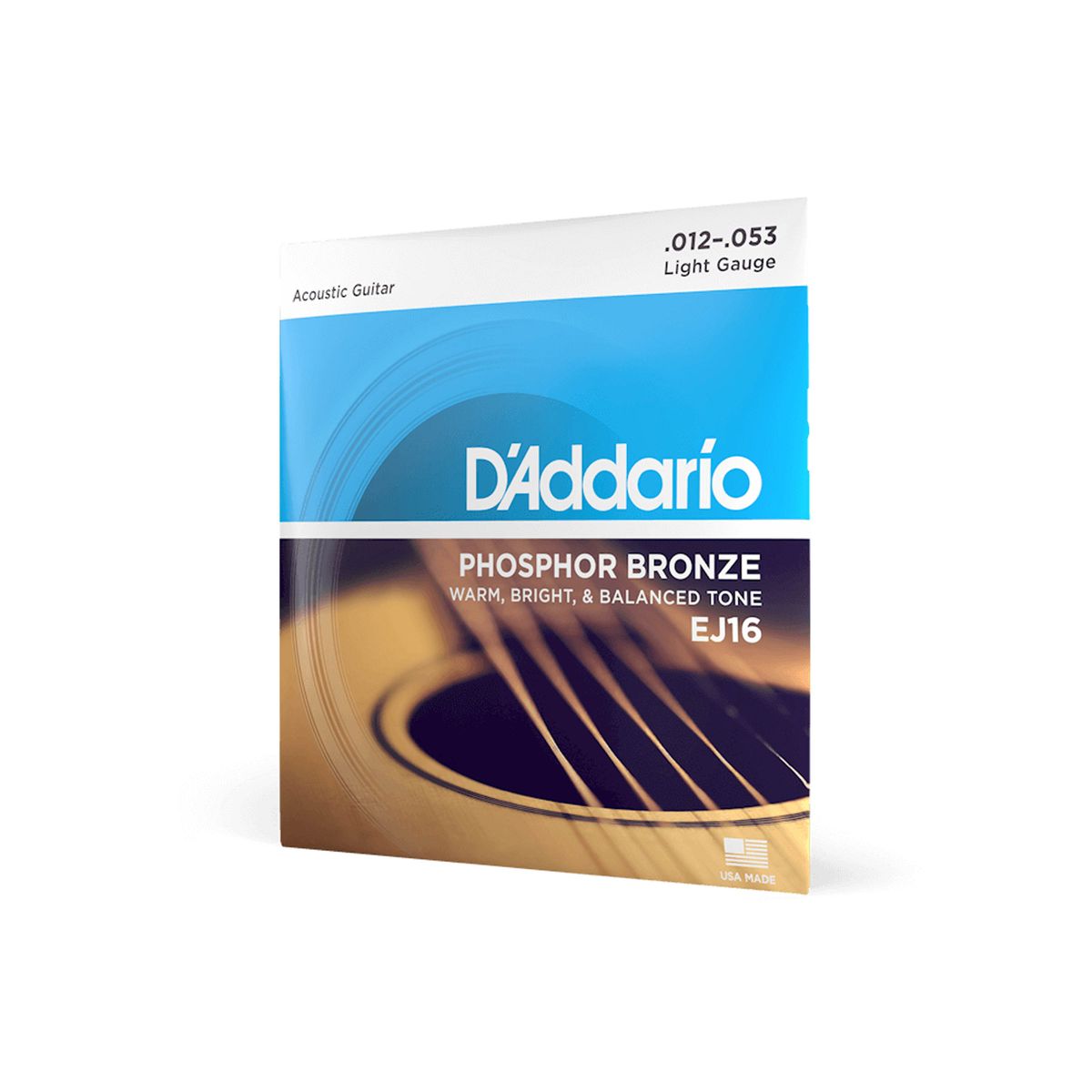 Set de cuerdas de Phosphor Bronze D'addario EJ16 Light