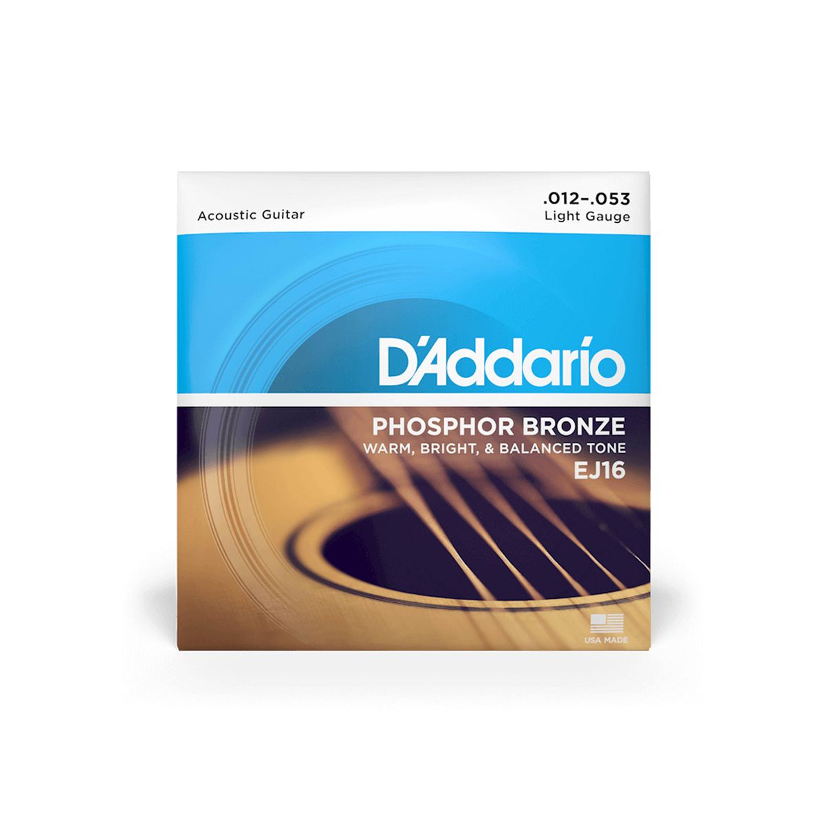 Set de cuerdas de Phosphor Bronze D'addario EJ16 Light