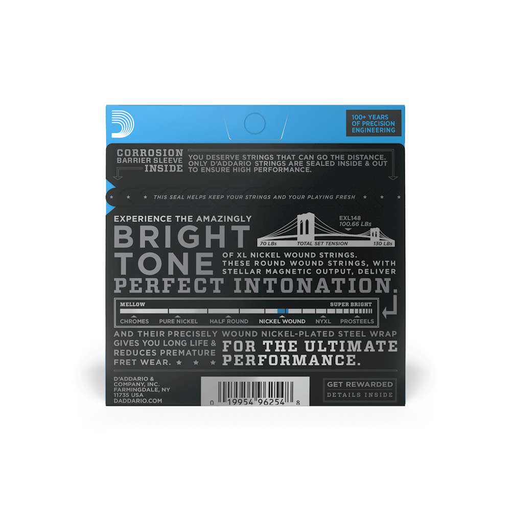 Cuerdas para guitarra eléctrica Daddario 12-60 EXL148