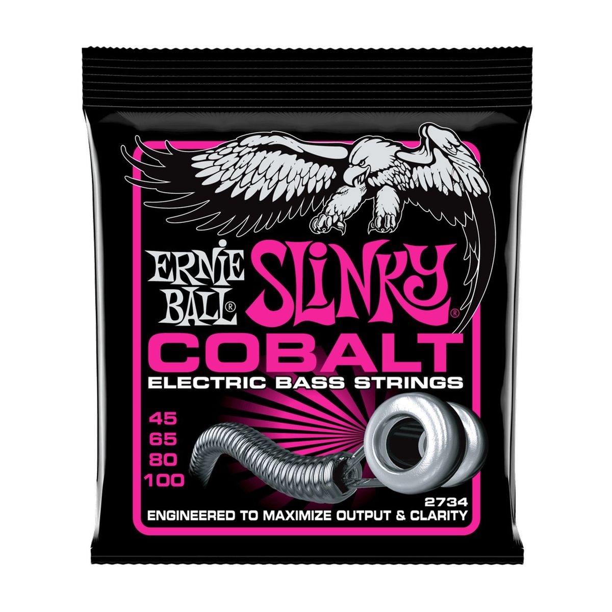 Cuerdas bajo eléctrico Ernie Ball 45-100 Sup Slk Cobalt 2734