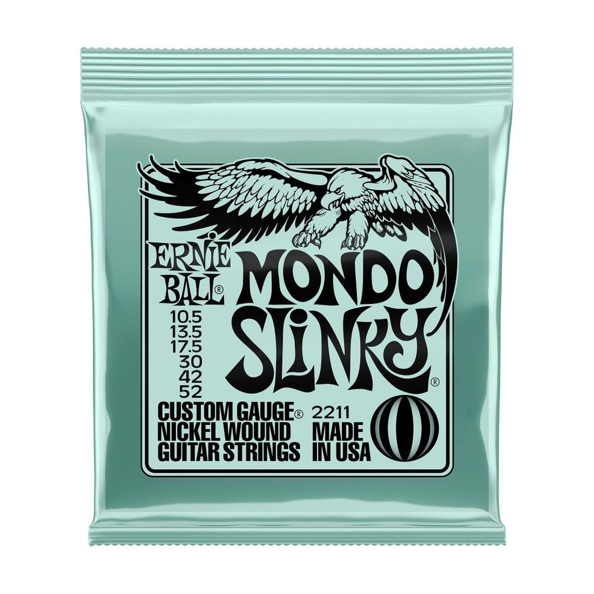 Cuerdas guitarra eléctrica Ernie Ball 10.5-52 M. Slinky 2211