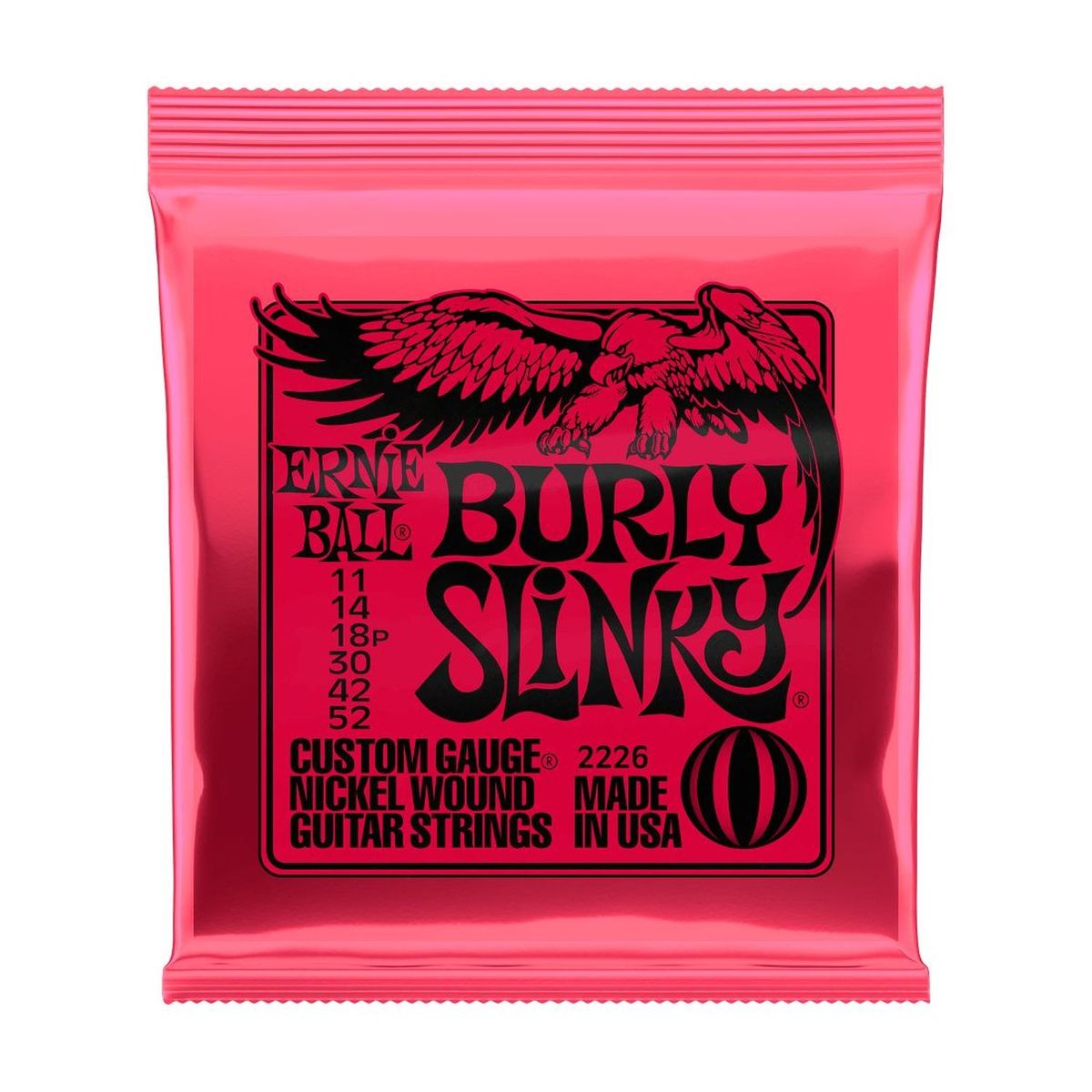 Cuerdas guitarra eléctrica Ernie Ball 11-52 Burl Slinky 2226