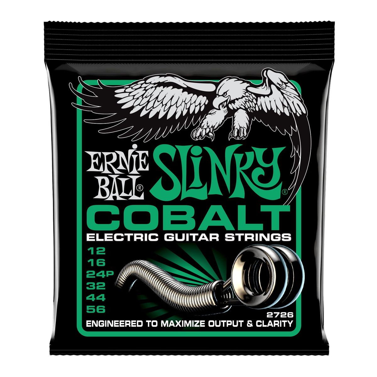 Cuerdas guitarra eléctrica Ernie Ball 12-56 Slky Cobalt 2726