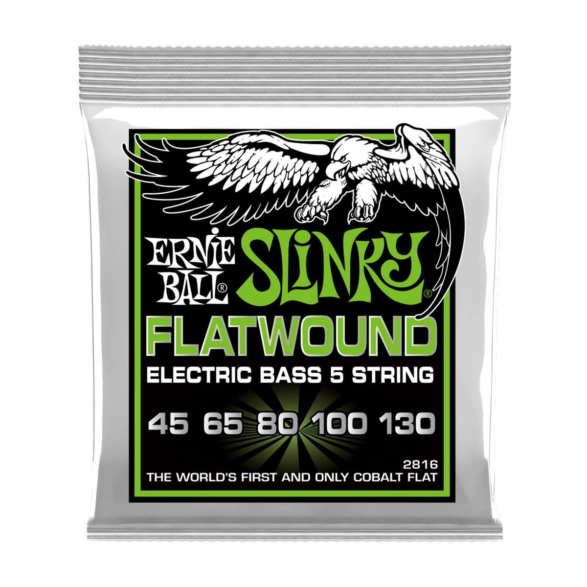 Set Bajo 5 Cuerdas Ernie Ball 45-130 RegularSlinky Flatwound