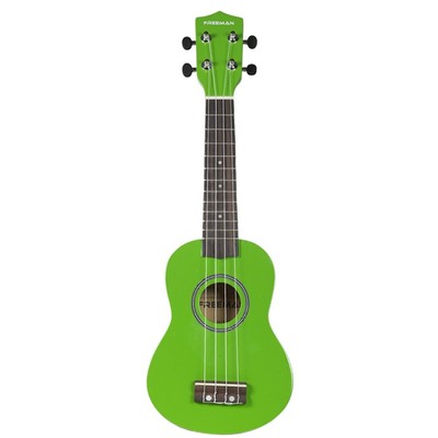 Ukelele soprano Freeman UK201 verde funda y Cuerdas Aquila