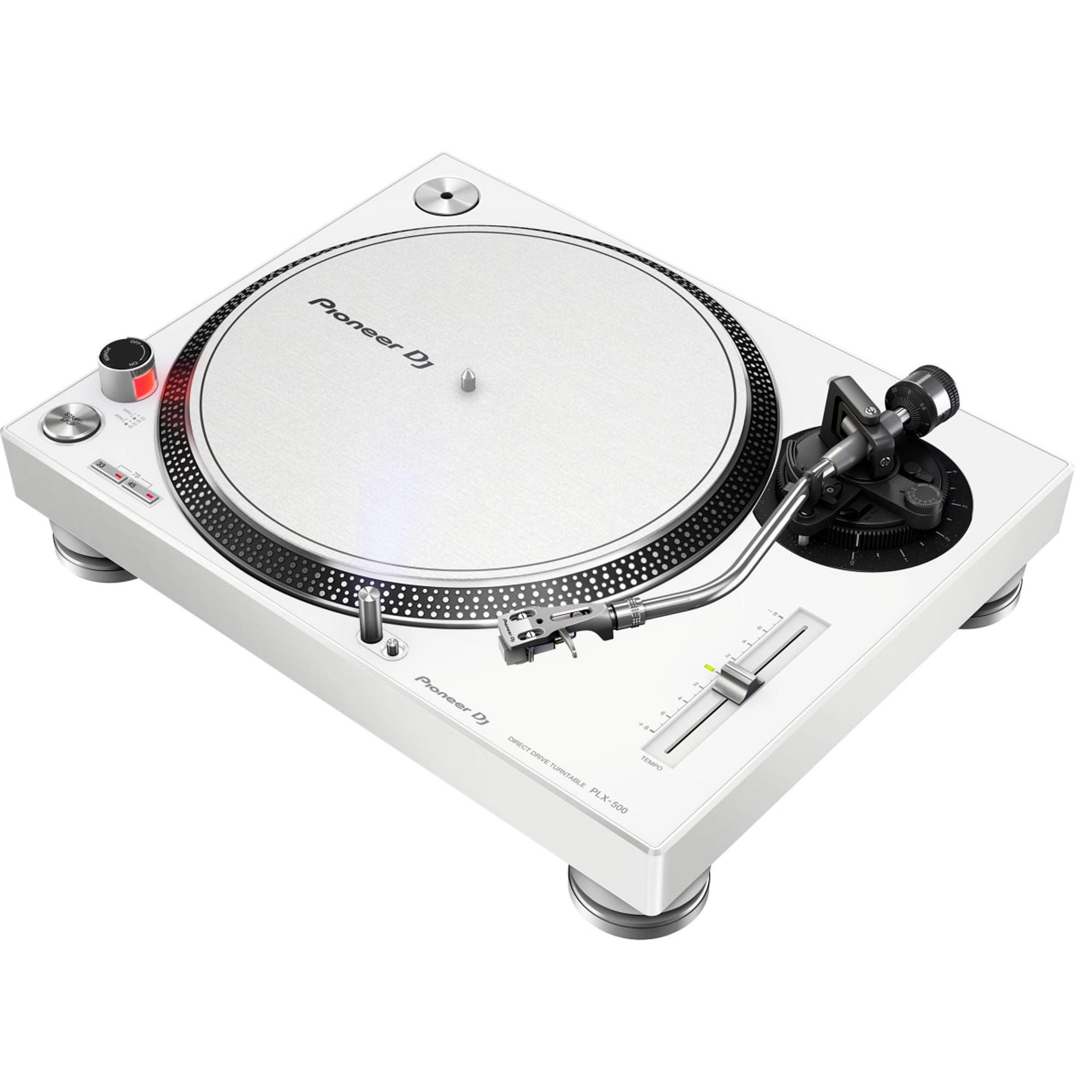 Tornamesa Pioneer DJ PLX-500-W Blanca con Cápsula y Tapa