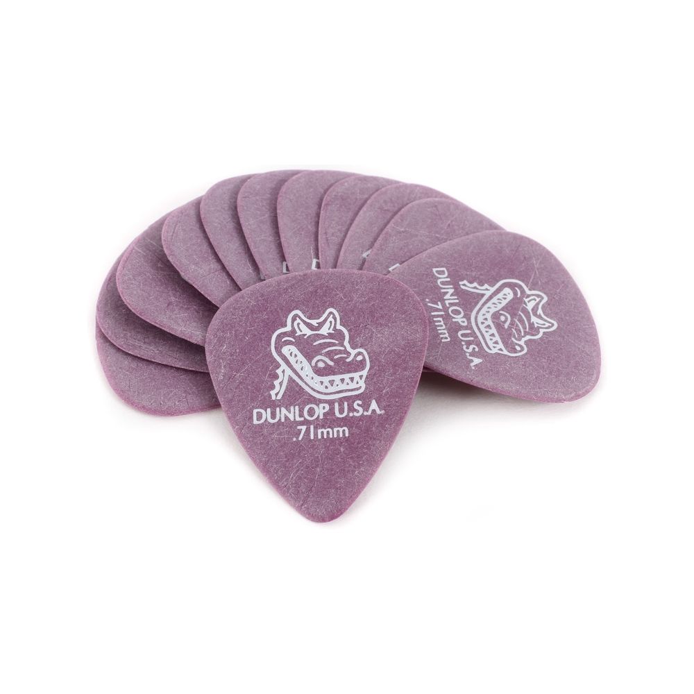 Pack de 12 uñetas Dunlop 417P.71 Gator