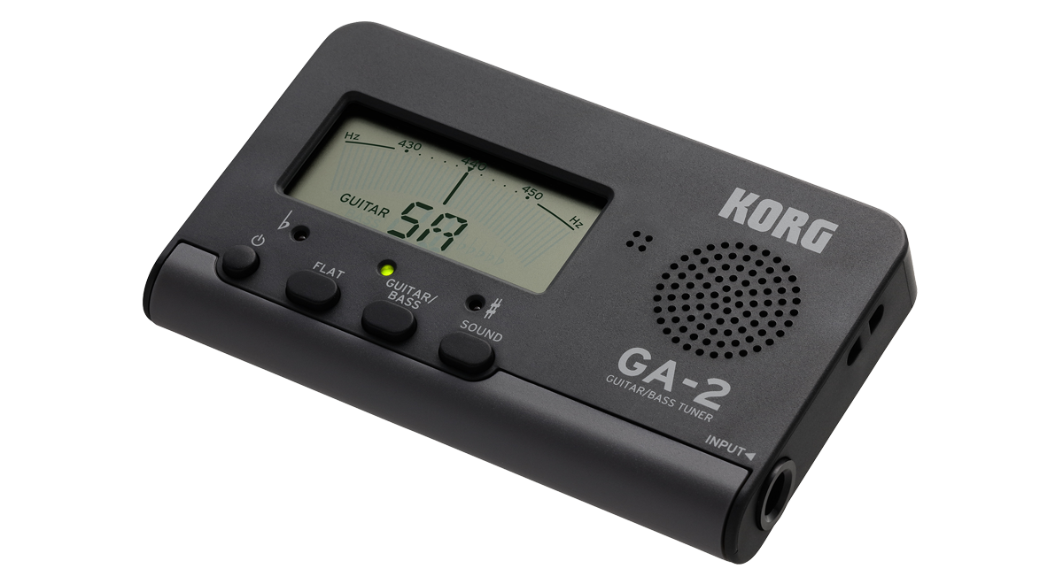 AFINADOR DE GUITARRA O BAJO Korg GA-2 BK
