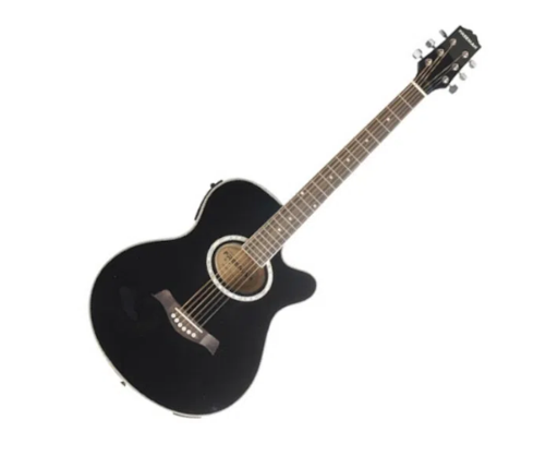 Guitarra electroacústica Freeman FRA95SCET color negro