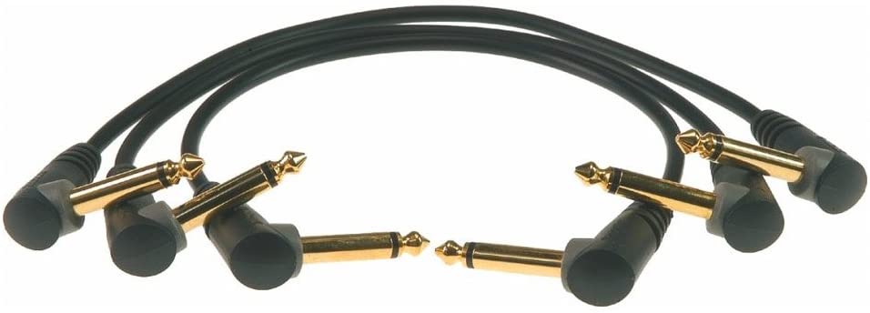 Pack de 3 cables patch para efectos PP-AJJ0030 30 cms Klotz