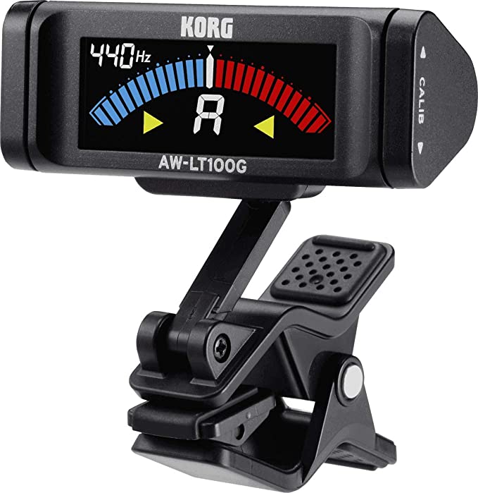Afinador de pinza para guitarra Korg AW-LT100G