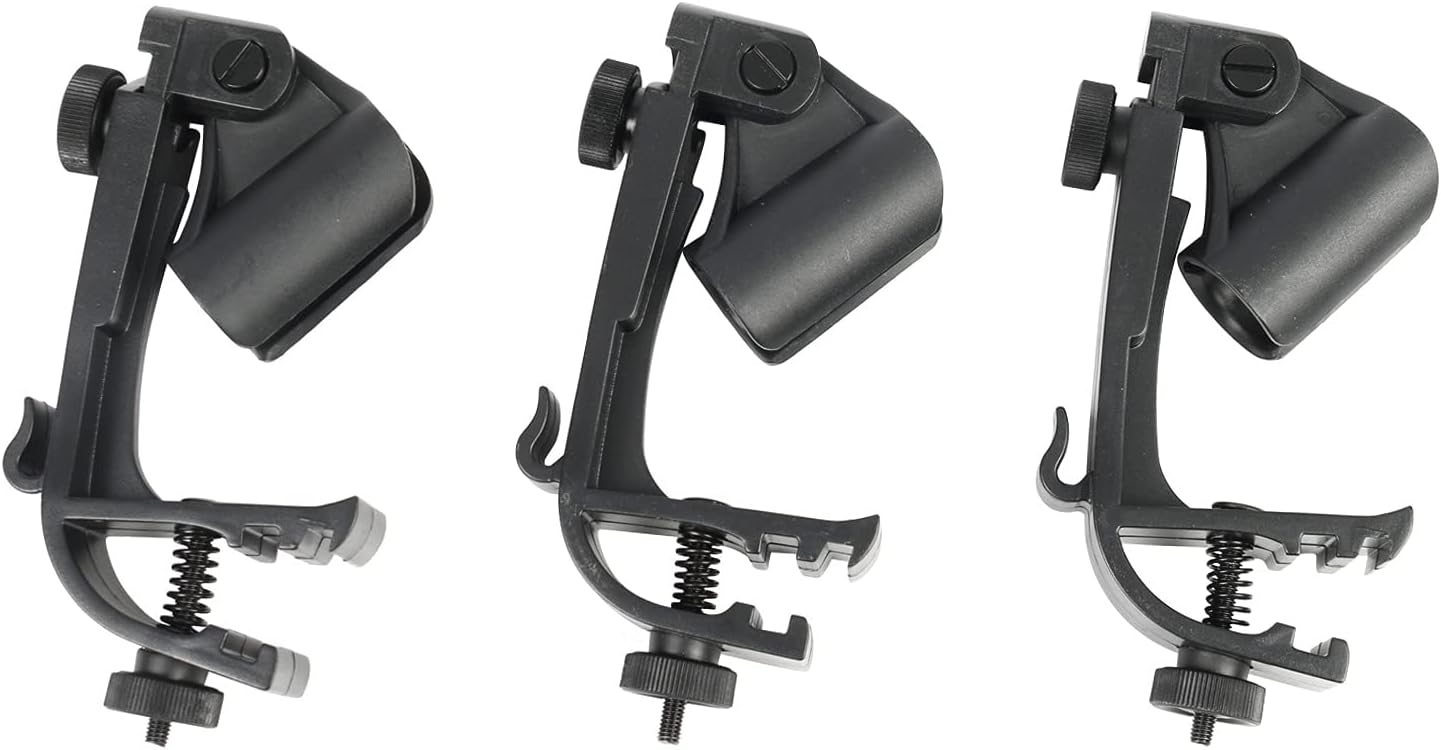 Set De 3 Pinzas Para Micrófono De Batería Samson Dmc100