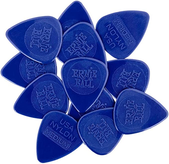 Pack de 12 uñetas 9136 12 NYLON PICKS M Ernie Ball