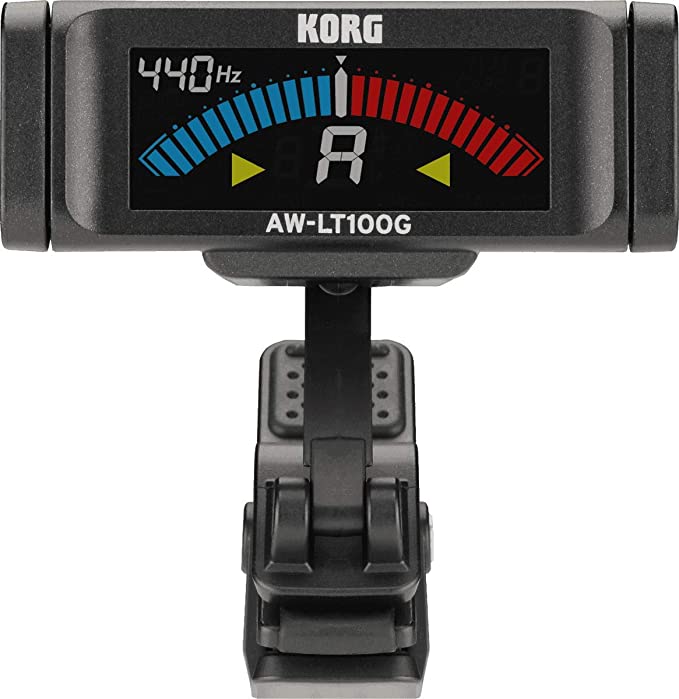 Afinador de pinza para guitarra Korg AW-LT100G