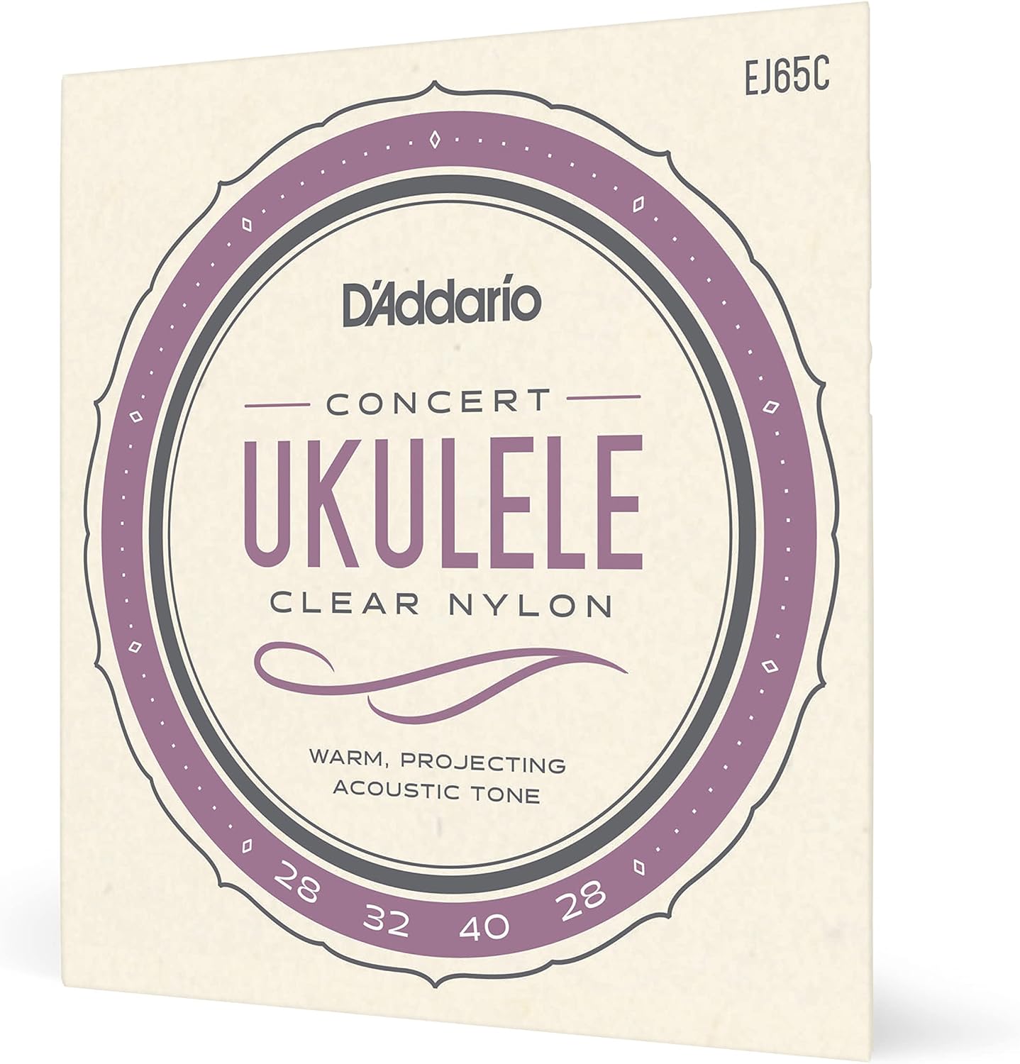 CUERDAS UKELELE DADDARIO EJ65C CONCERT CLEAR NYLON