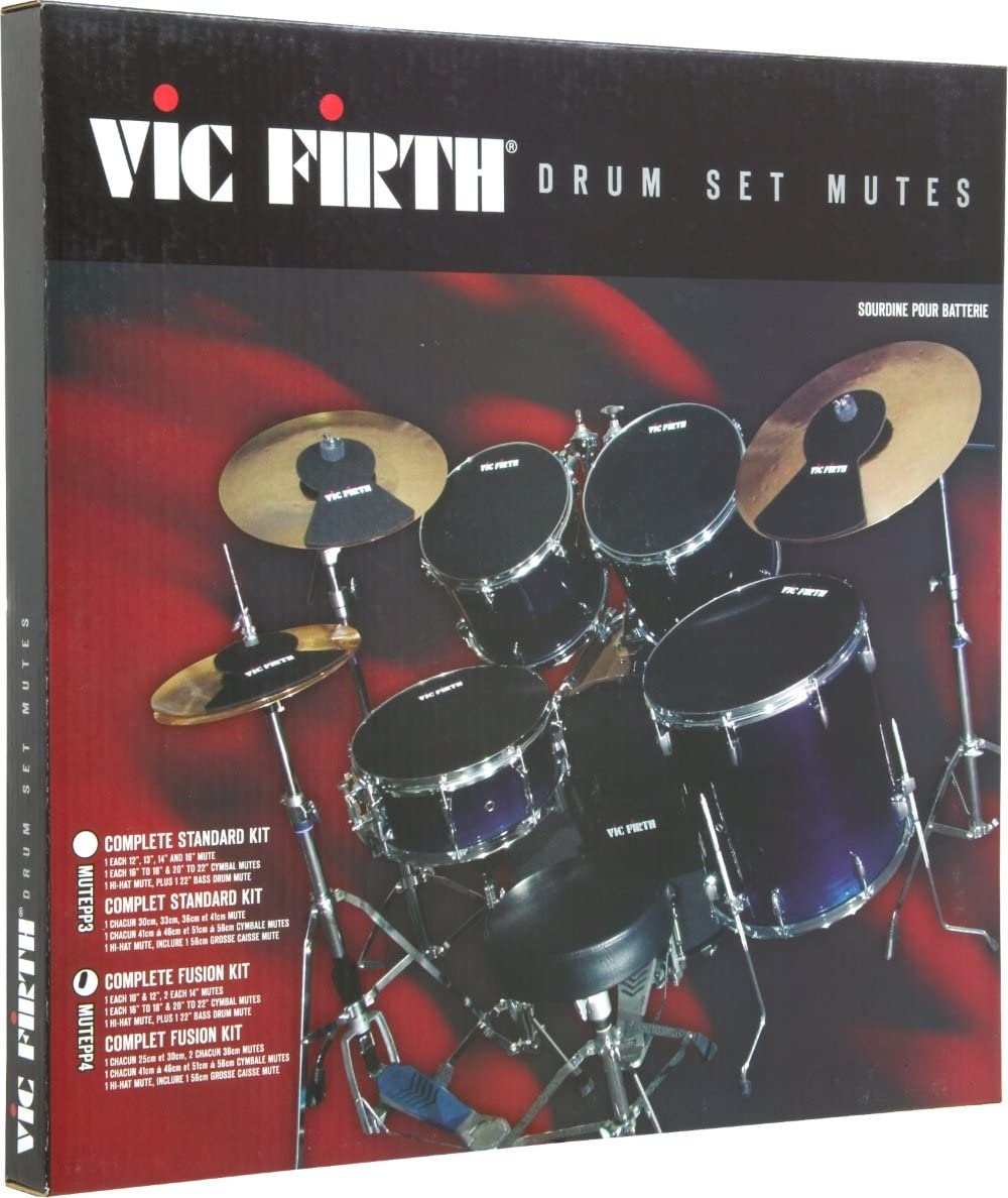 Pack de silenciadores Vic Firth MUTEPP3 para batería
