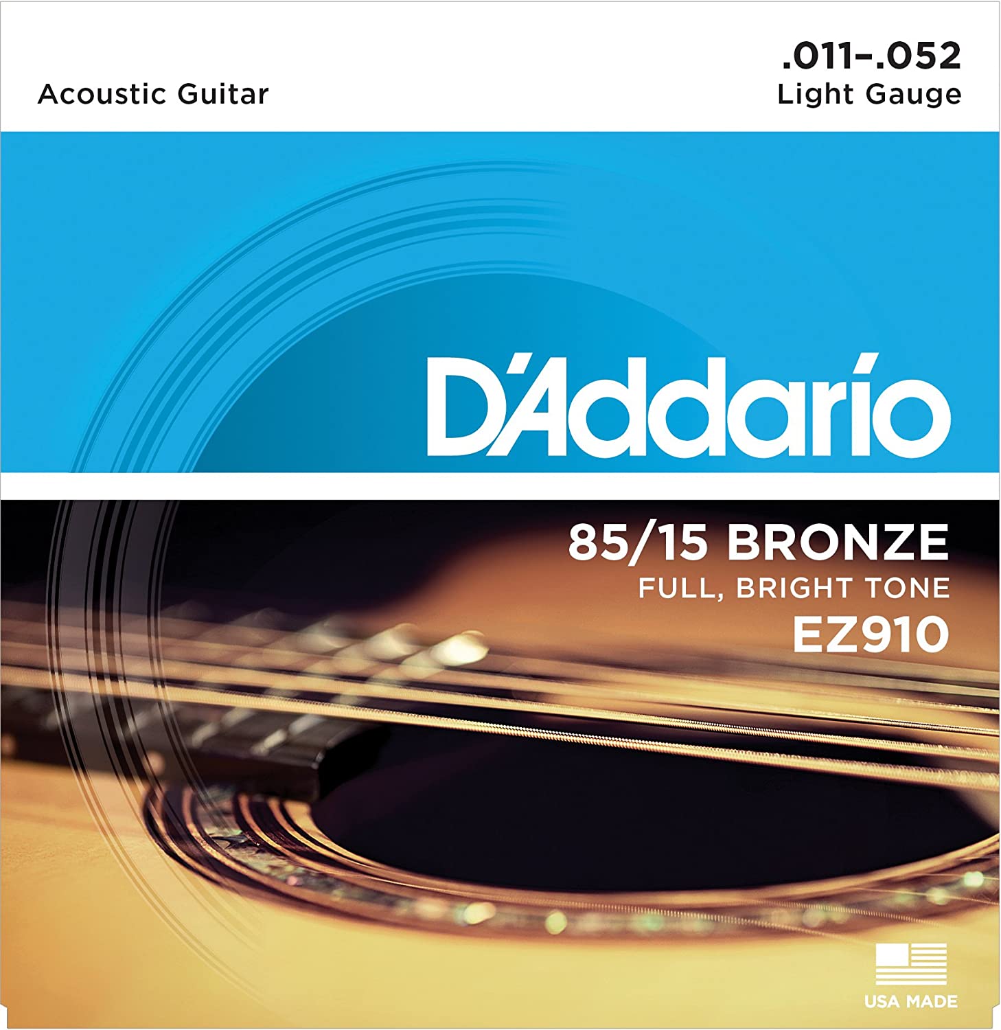 Set de cuerdas para guitarra folk Daddario EZ910