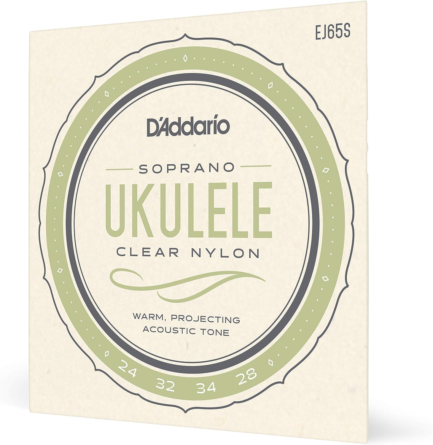 Set de cuerdas de nylon para Ukelele Soprano Daddario EJ65S