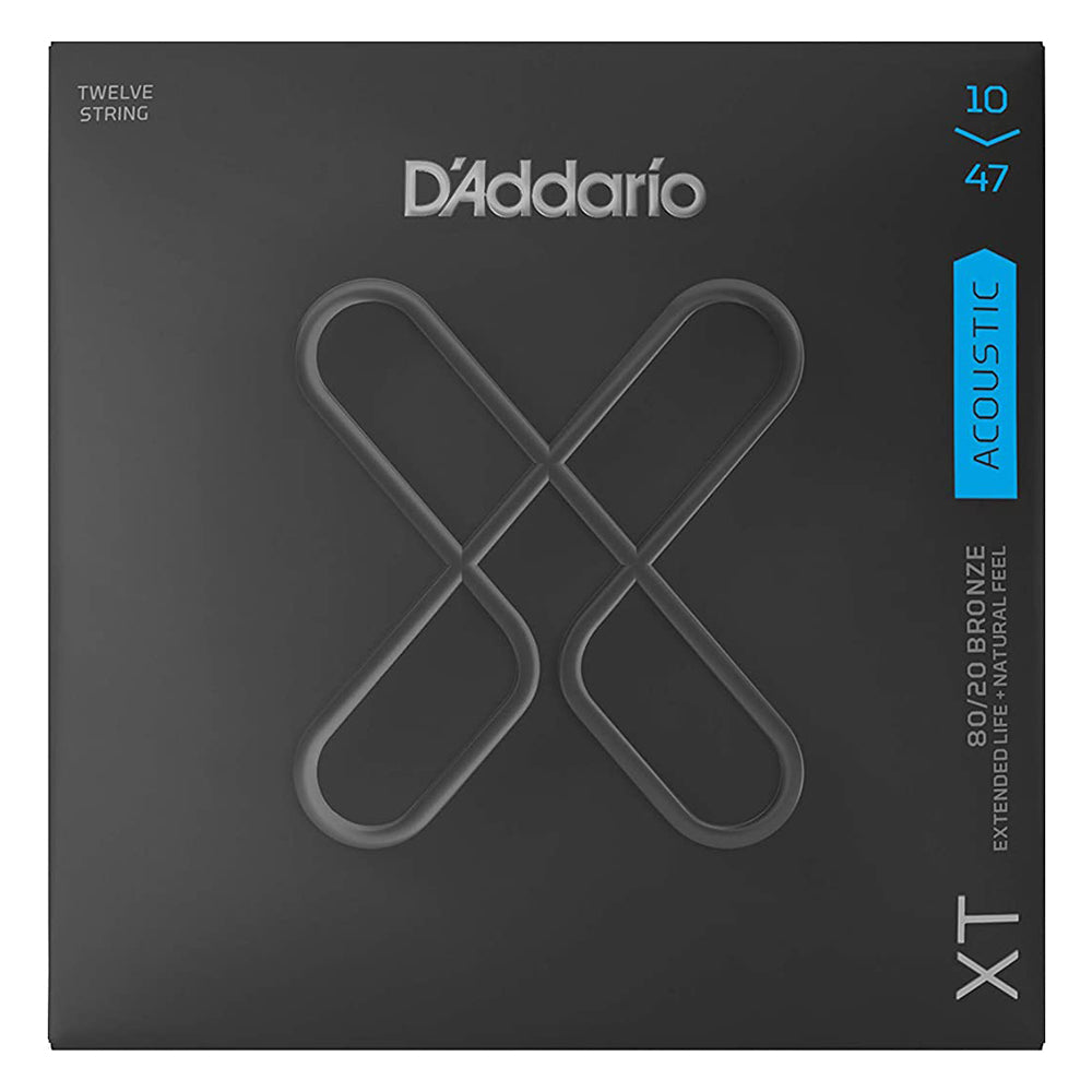 Cuerdas Guitarra Acústica 12 Cuerdas D'addario XTABR1047-12