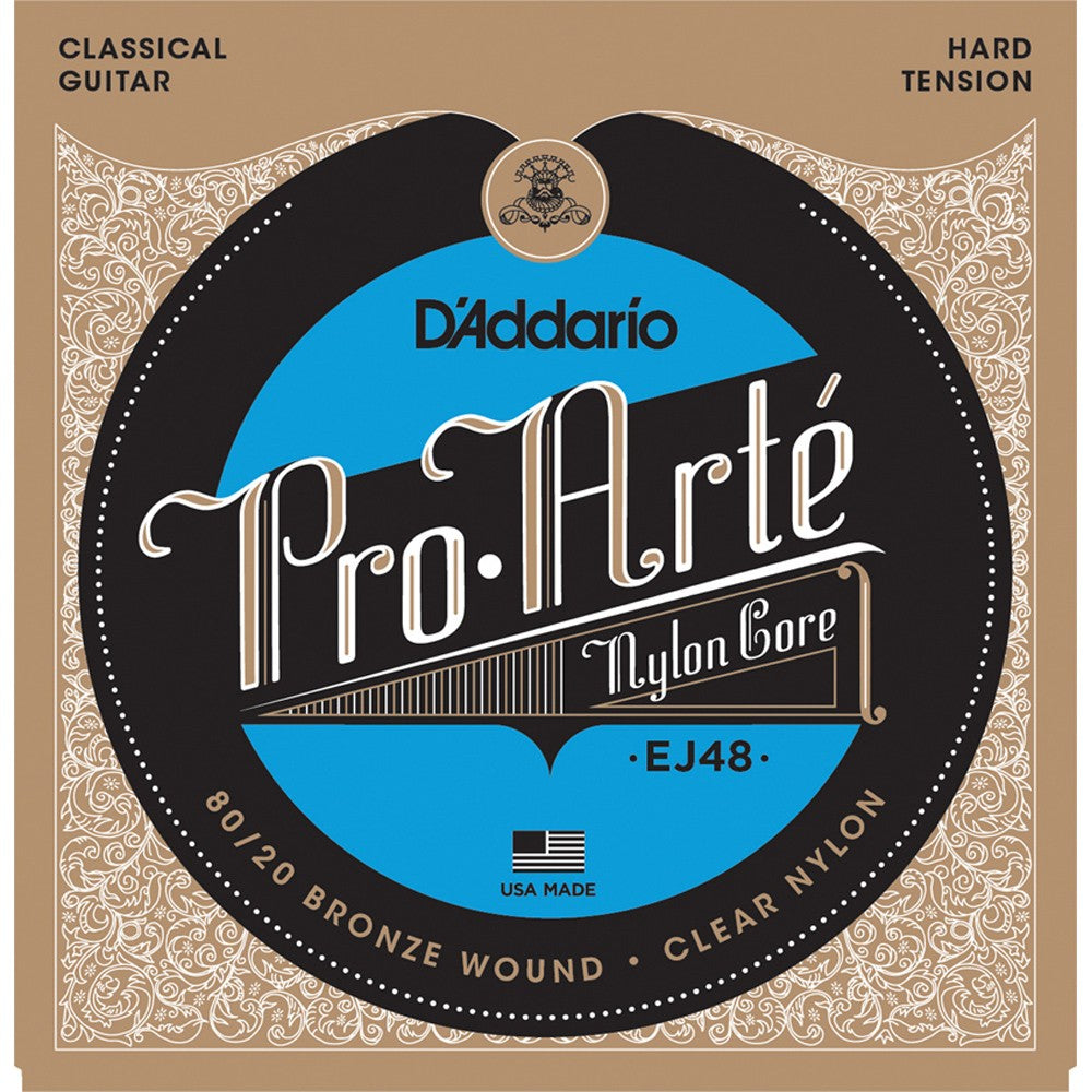 Set Cuerdas Guitarra Clásica Daddario Ej48 Alta Tensión