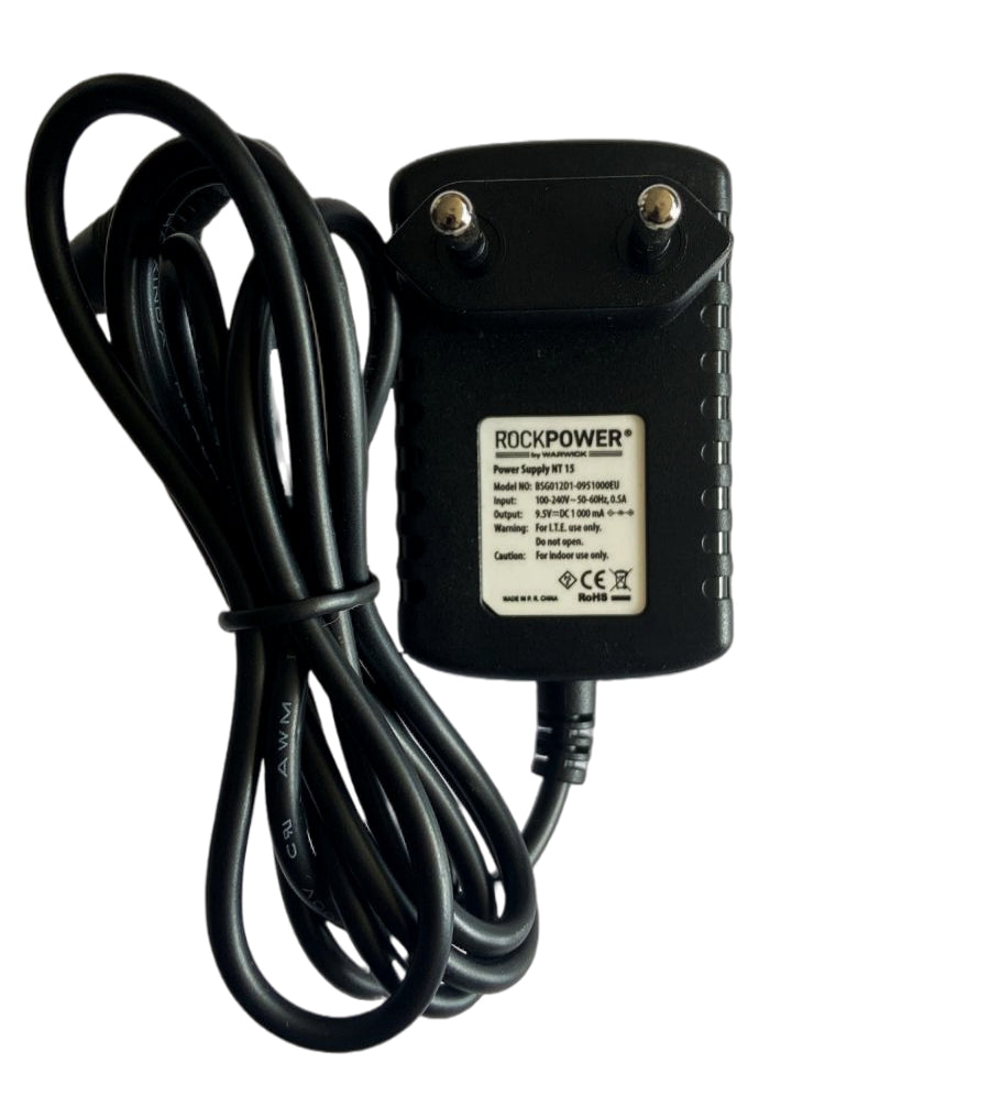Fuente de poder Rockbag para teclado teclado 9,5 V DC RPNT15 EU