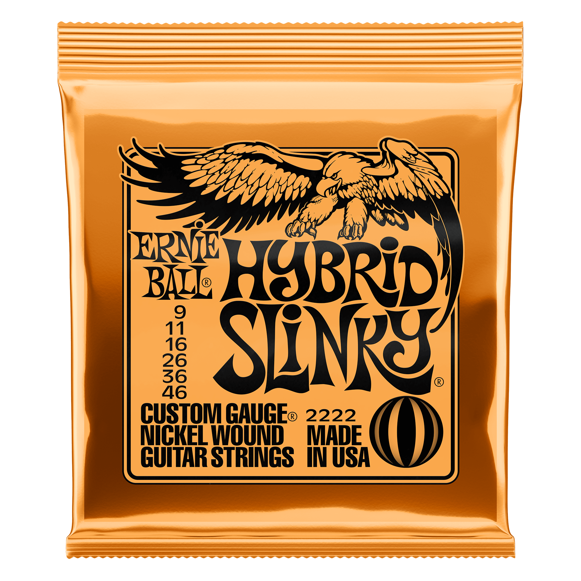 Set Cuerdas guitarra eléctrica Ernie Ball 2222 HYBRID