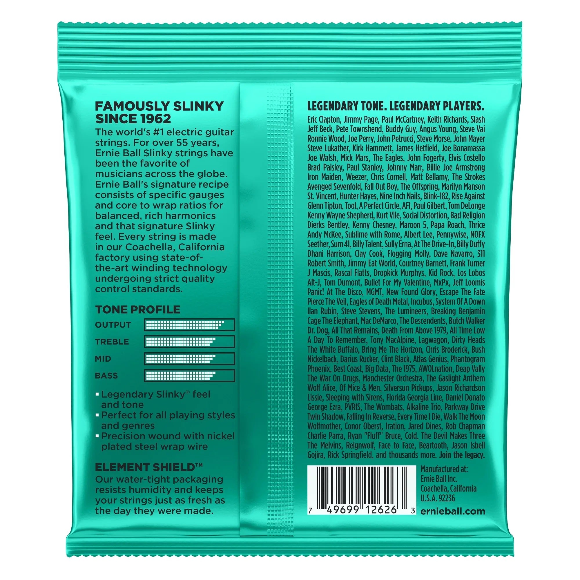 Set Cuerdas guitarra eléctrica Ernie Ball 2626 NOT EVEN
