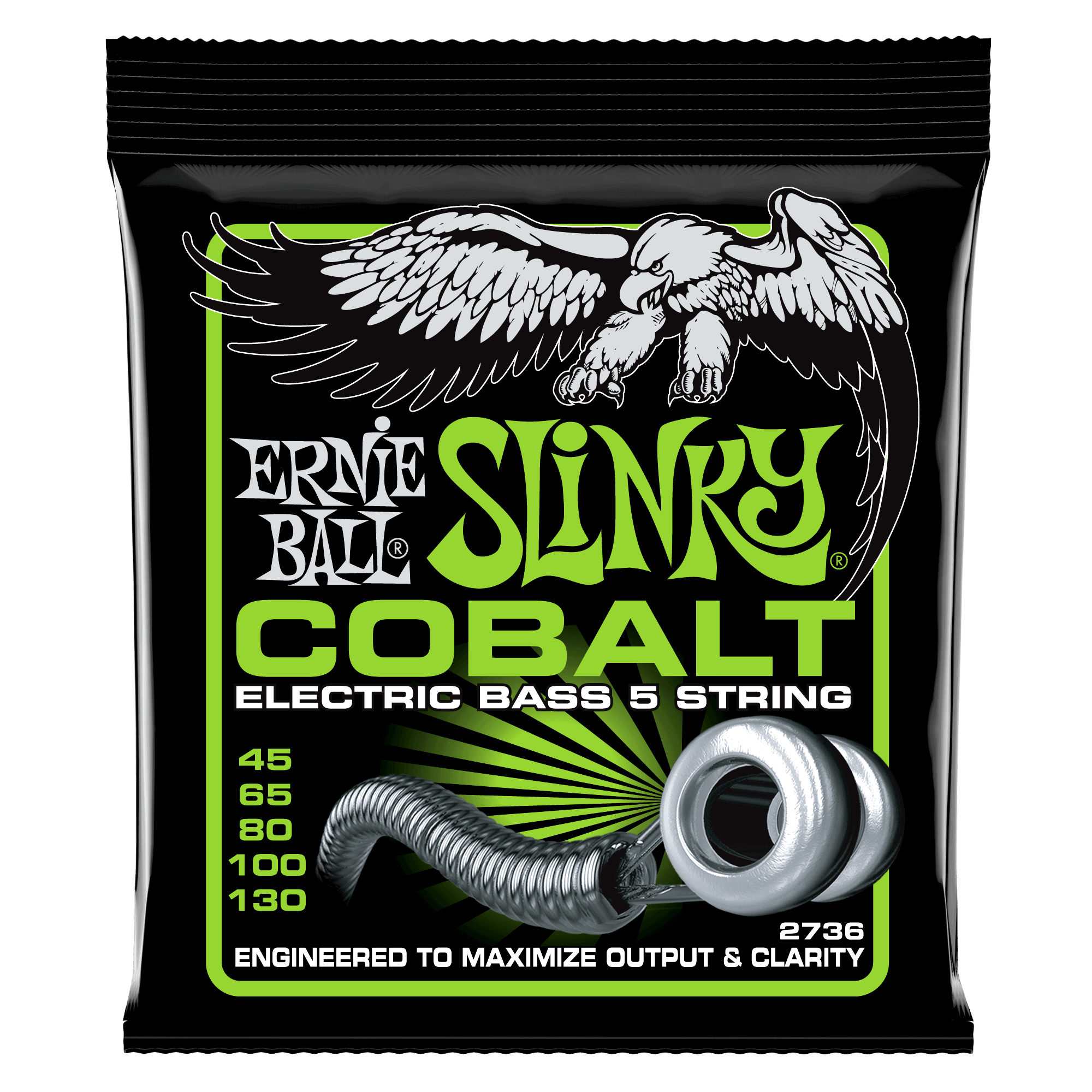 Cuerdas de bajo Ernie Ball 2736 COBALT BASS 5-STR SL