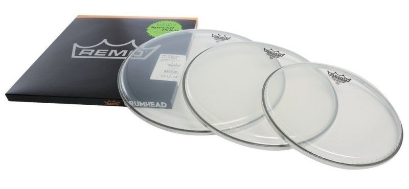Set de parches Remo 10, 12, 14" Ambassador Clear PP-1182-BA