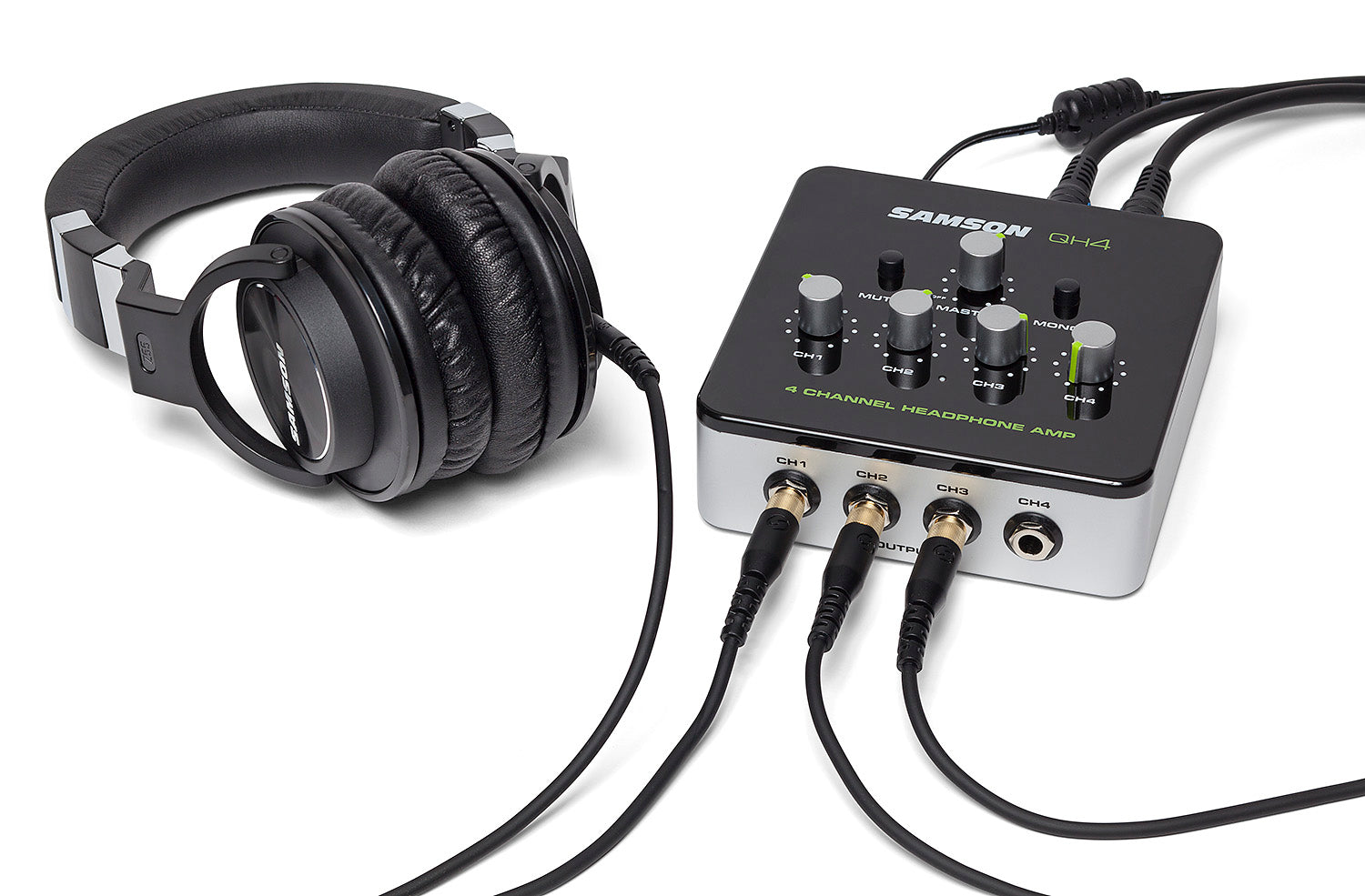 Amplificador de audífonos Samson QH4