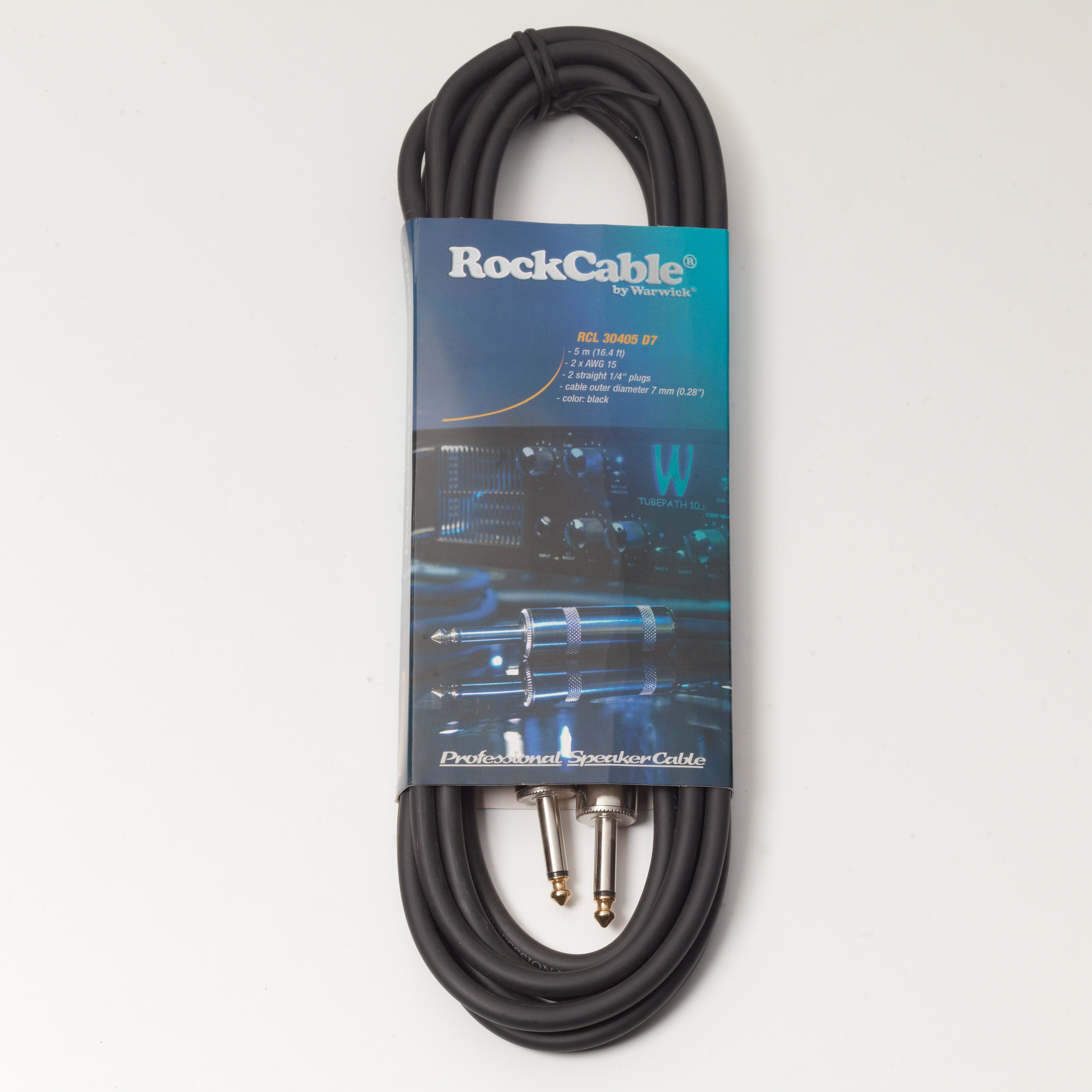 Cable parlante Rockbag RCL30405D8 jack 1/4 pulgada 5 metros