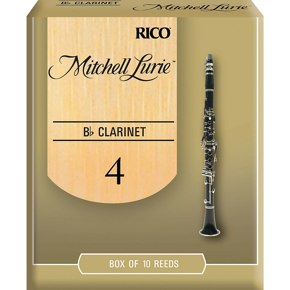 Caja 10 cañas Rico RML10BCL400 clarinete Bb M.Lurie medida 4