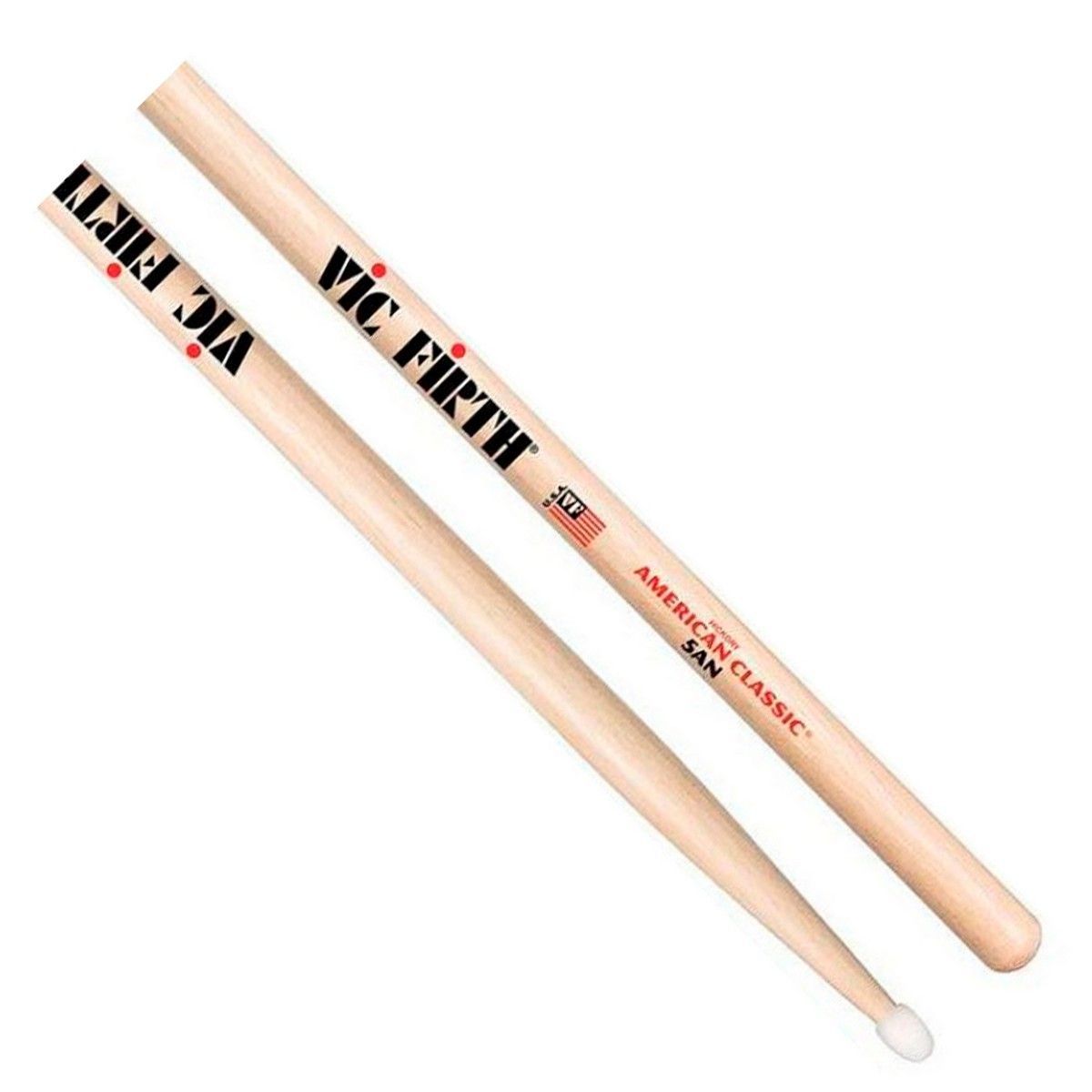 Baqueta Vic Firth 5an 5a Punta De Nylon
