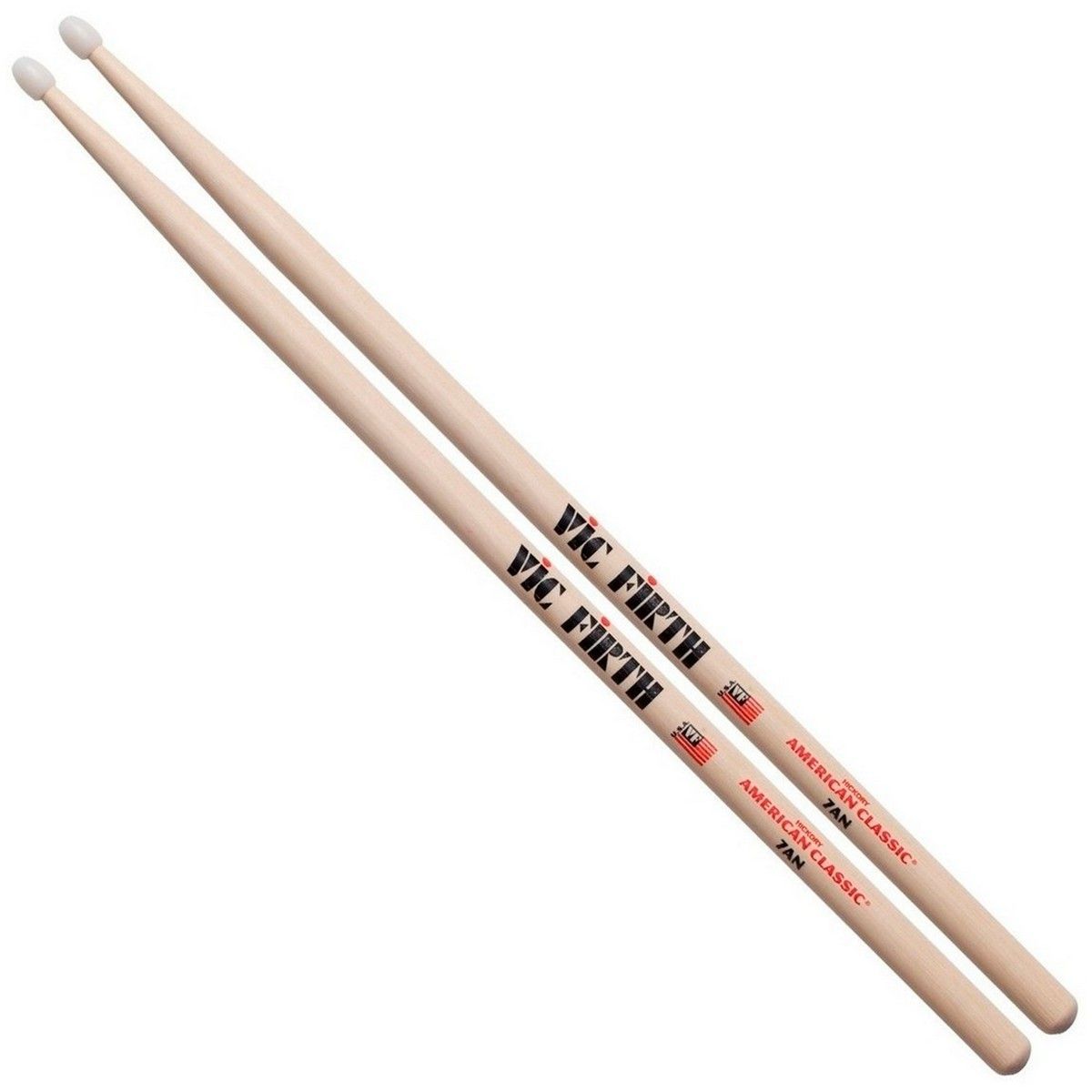Baquetas Vic Firth 7AN 7A punta de nylon