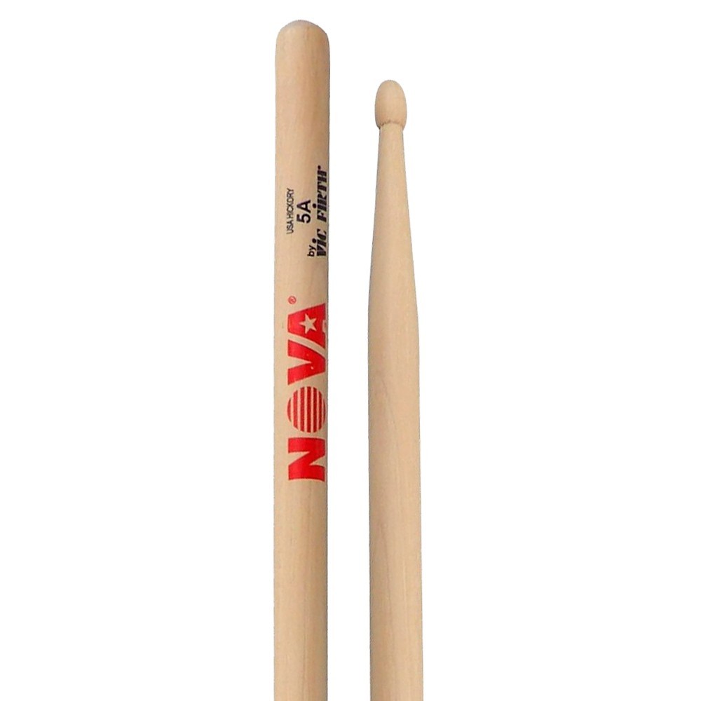 Baquetas Vic Firth Nova N5A 5A punta de madera