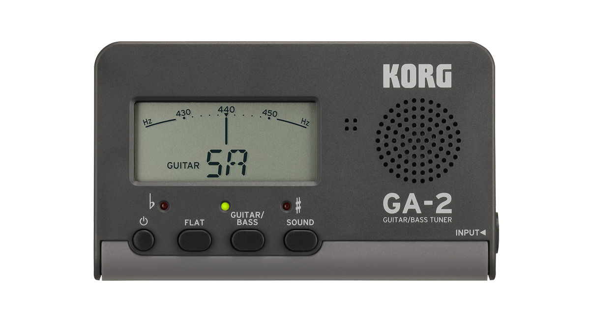 AFINADOR DE GUITARRA O BAJO Korg GA-2 BK