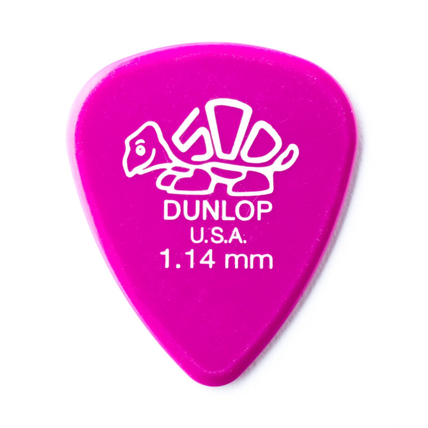 Pack de 12 uñetas Dunlop 41P1.14 Delrin 500 Standard