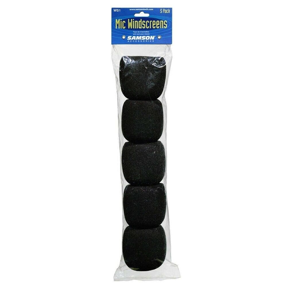 Set De 5 Windscreen Samson Ws1 Para Micrófono