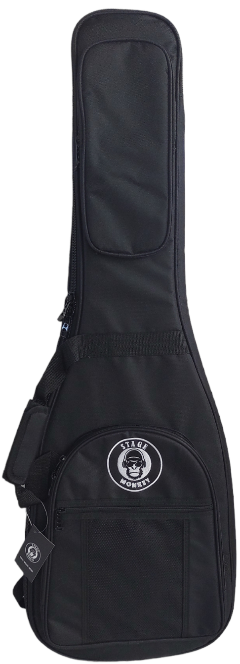 Funda Semirigida Acolchada para Guitarra Eléctrica Negra