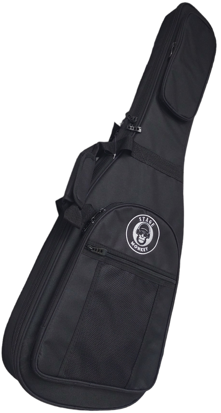 Funda Semirigida Acolchada para Guitarra Eléctrica Negra