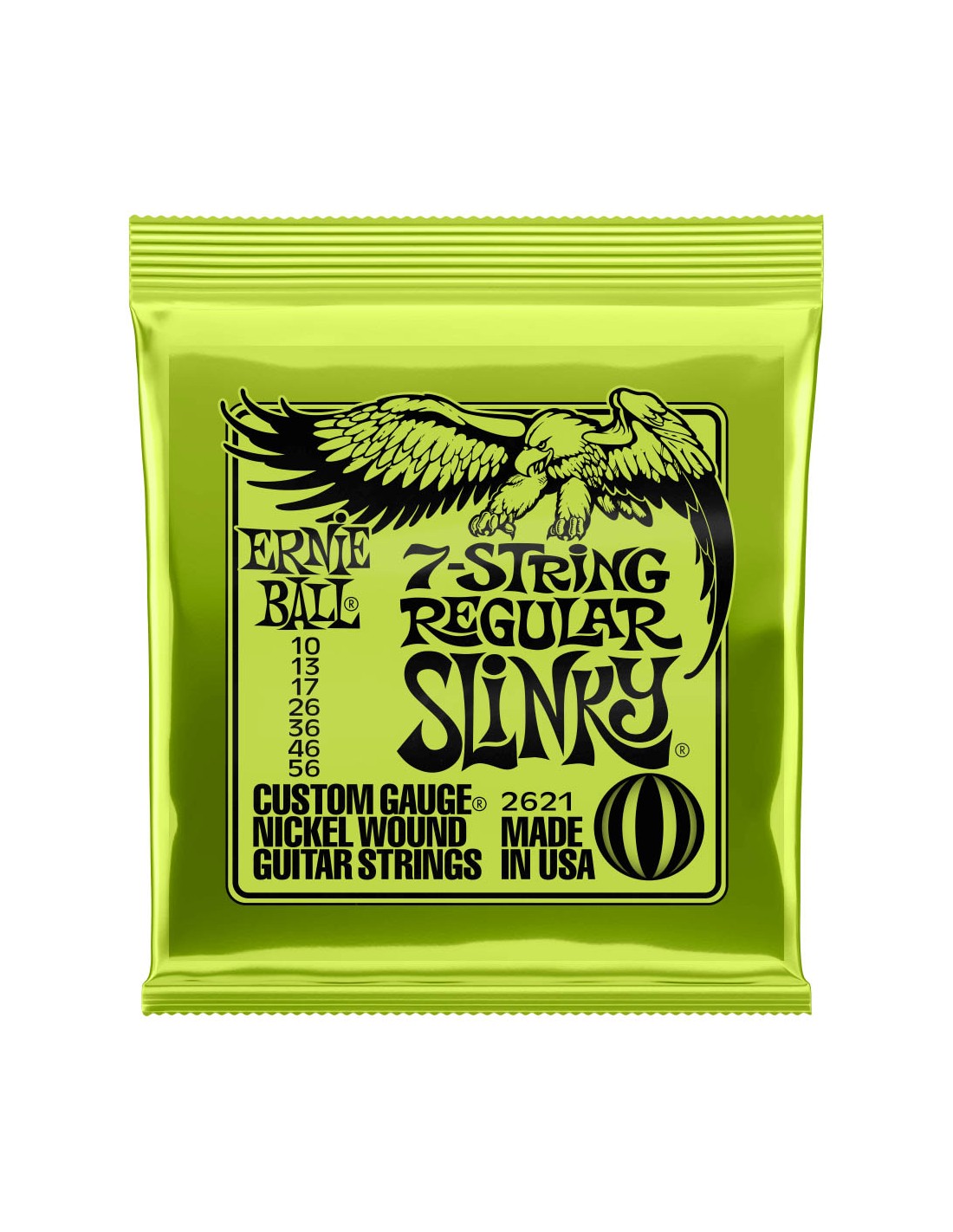 Set Cuerdas guitarra eléctrica Ernie Ball 2621 7 Regular
