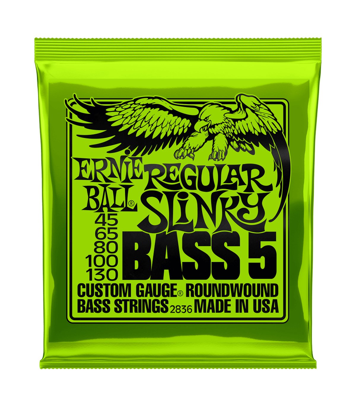 Cuerdas bajo Ernie Ball 2836 5 Cuerdas SLINKY