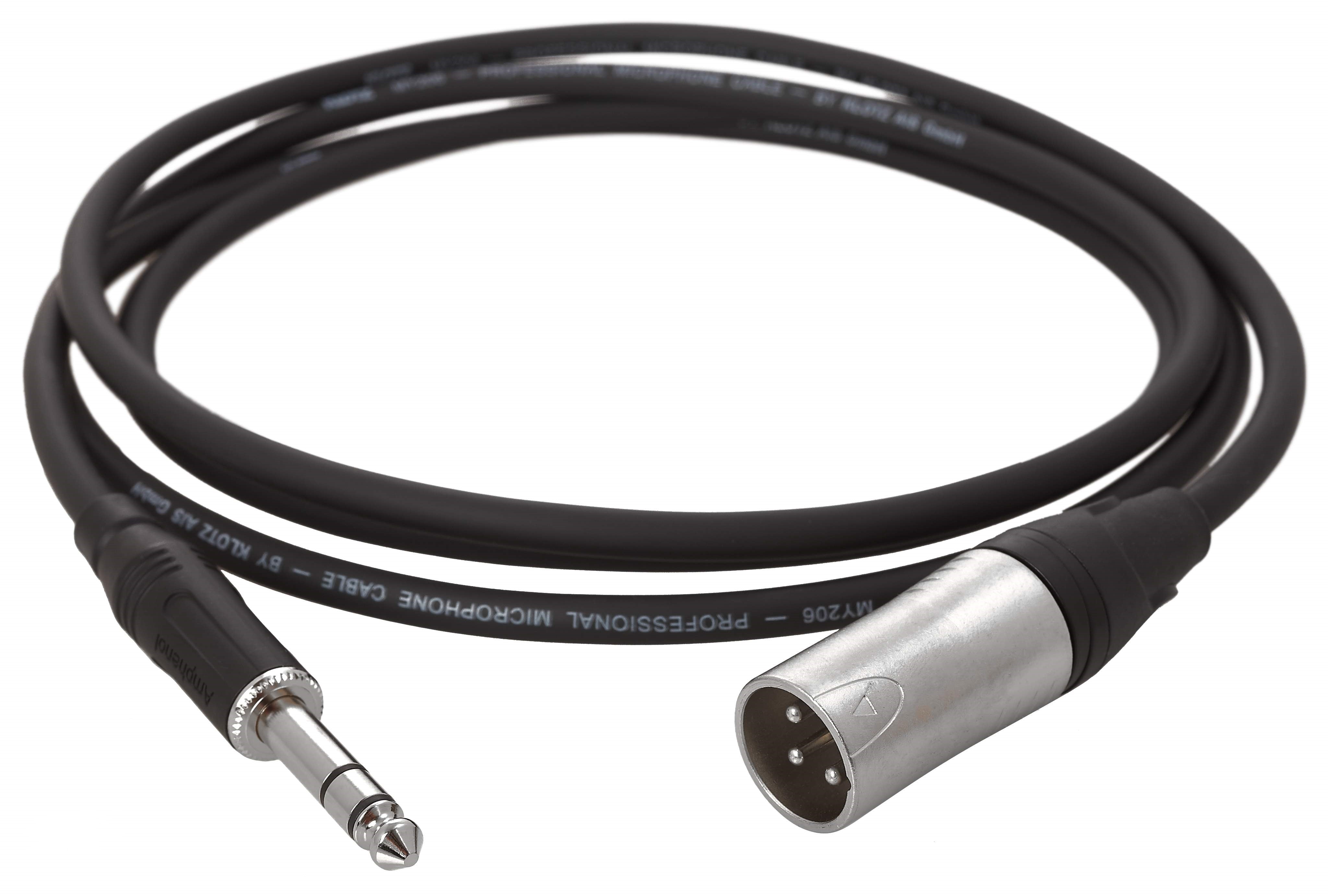 Cable XLR Macho-Jack stereo Klotz M1MS1K0200